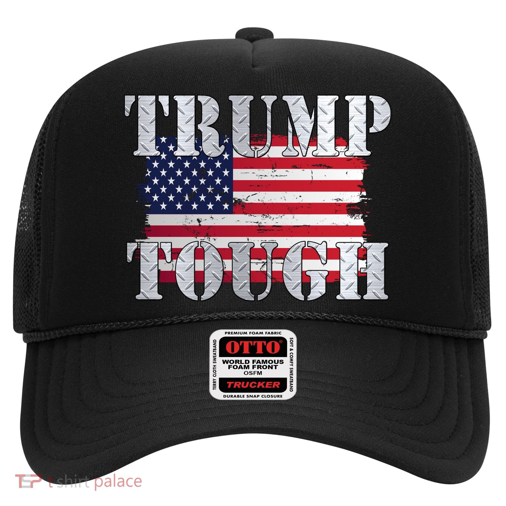 Trump Tough American Flag Hat