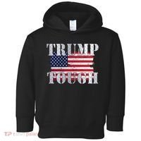 Trump Tough American Flag Toddler Hoodie thumb 0