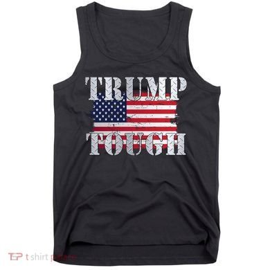 Trump Tough American Flag Tank Top