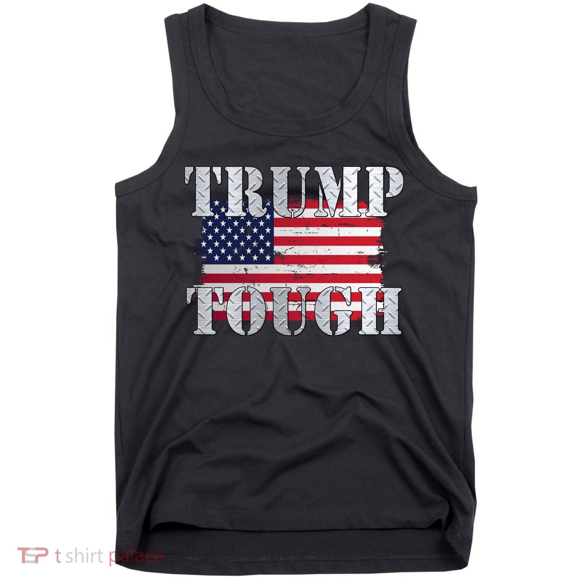 Trump Tough American Flag Tank Top