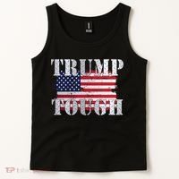 Trump Tough American Flag Tank Top thumb 2