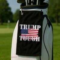 Trump Tough American Flag Golf Towel thumb 2