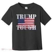 Trump Tough American Flag Toddler T-Shirt thumb 0
