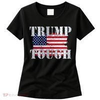 Trump Tough American Flag Women's T-Shirt thumb 0