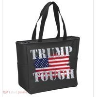 Trump Tough American Flag Tote Bag thumb 2