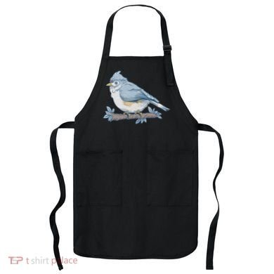 Tufted Titmouse Bird Cute Gift Apron