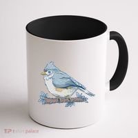 Tufted Titmouse Bird Cute Gift Coffee Mug thumb 1