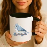 Tufted Titmouse Bird Cute Gift Coffee Mug thumb 3