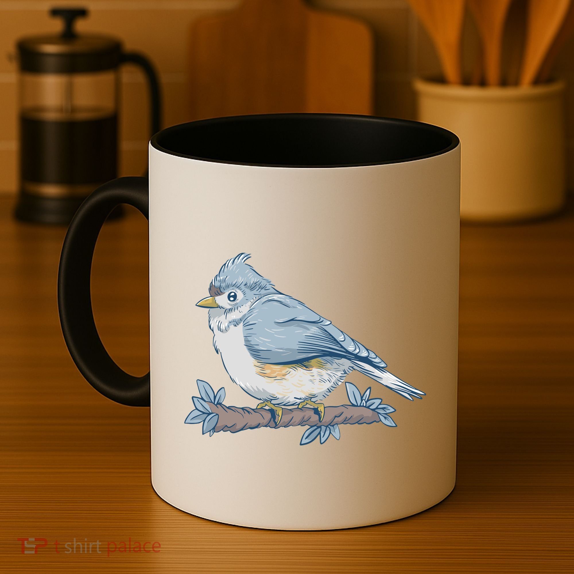 Tufted Titmouse Bird Cute Gift Coffee Mug