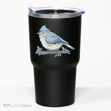 Tufted Titmouse Bird Cute Gift Tumbler