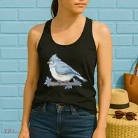 Tufted Titmouse Bird Cute Gift Women's Tank Top thumb 2