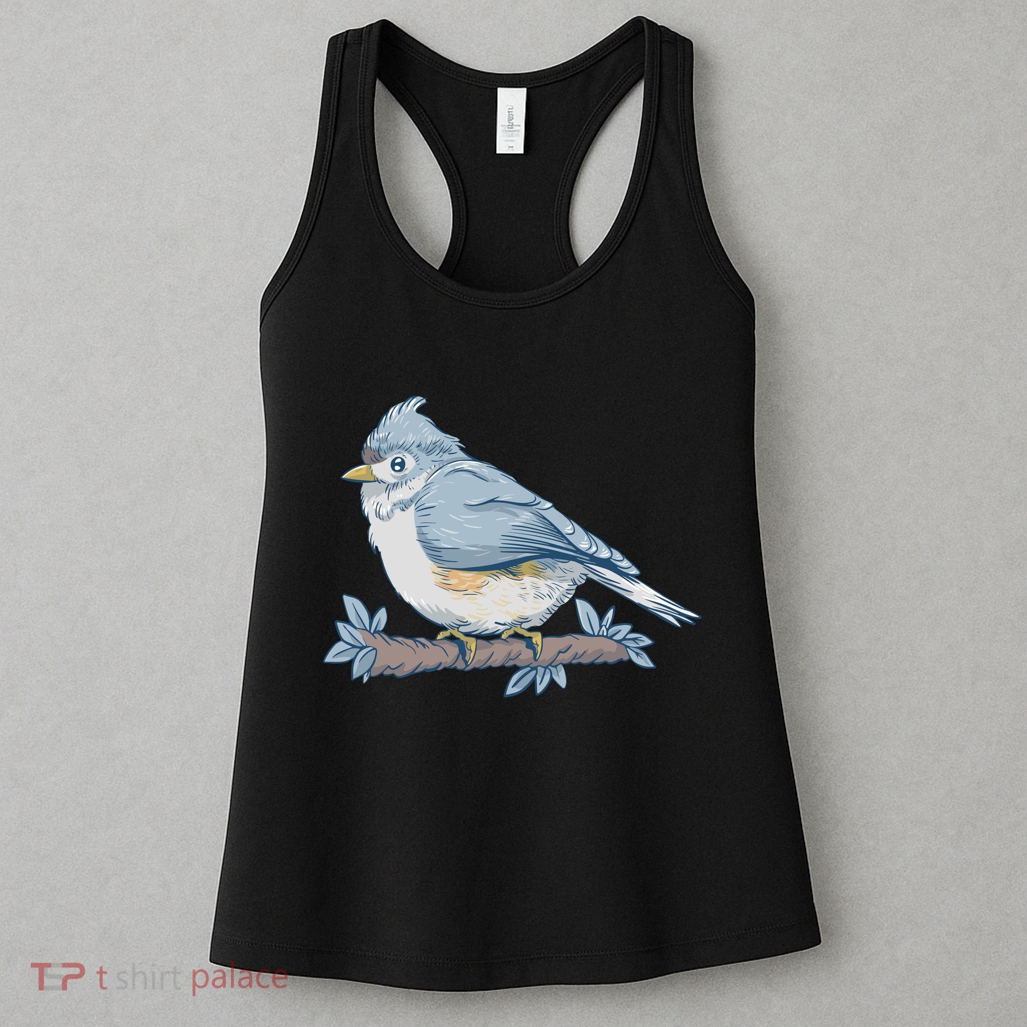Tufted Titmouse Bird Cute Gift Women's Tank Top
