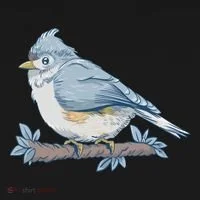 Tufted Titmouse Bird Cute Gift Women's Tank Top thumb 5