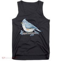 Tufted Titmouse Bird Cute Gift Tank Top thumb 0