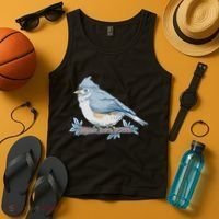 Tufted Titmouse Bird Cute Gift Tank Top thumb 4