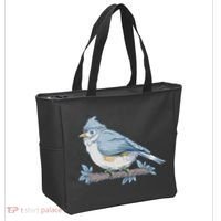 Tufted Titmouse Bird Cute Gift Tote Bag thumb 2