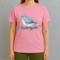 Tufted Titmouse Bird Cute Gift T-Shirt thumb 4