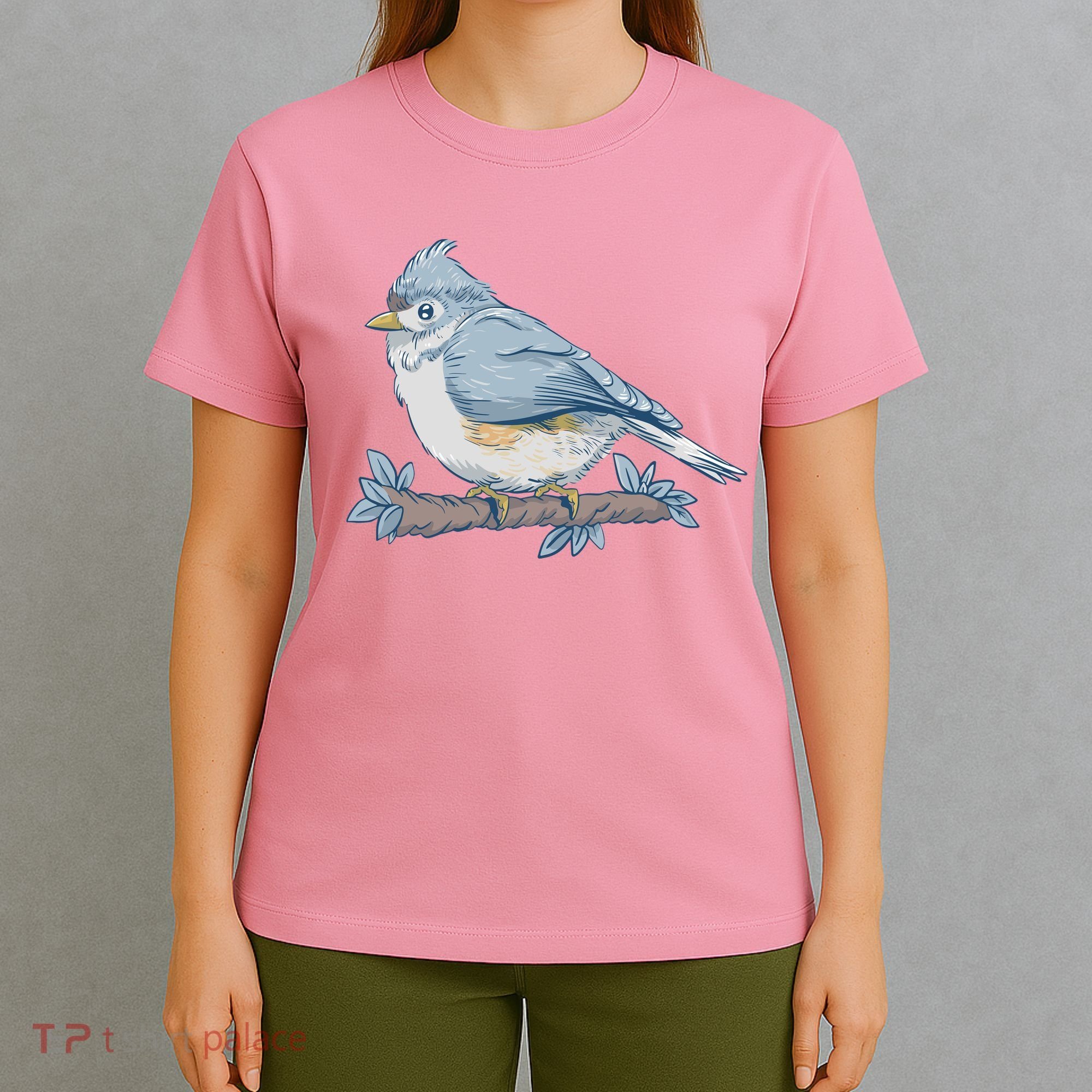 Tufted Titmouse Bird Cute Gift T-Shirt