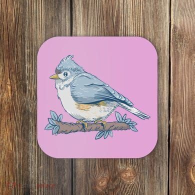 Tufted Titmouse Bird Cute Gift Coaster
