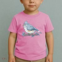 Tufted Titmouse Bird Cute Gift Toddler T-Shirt thumb 2