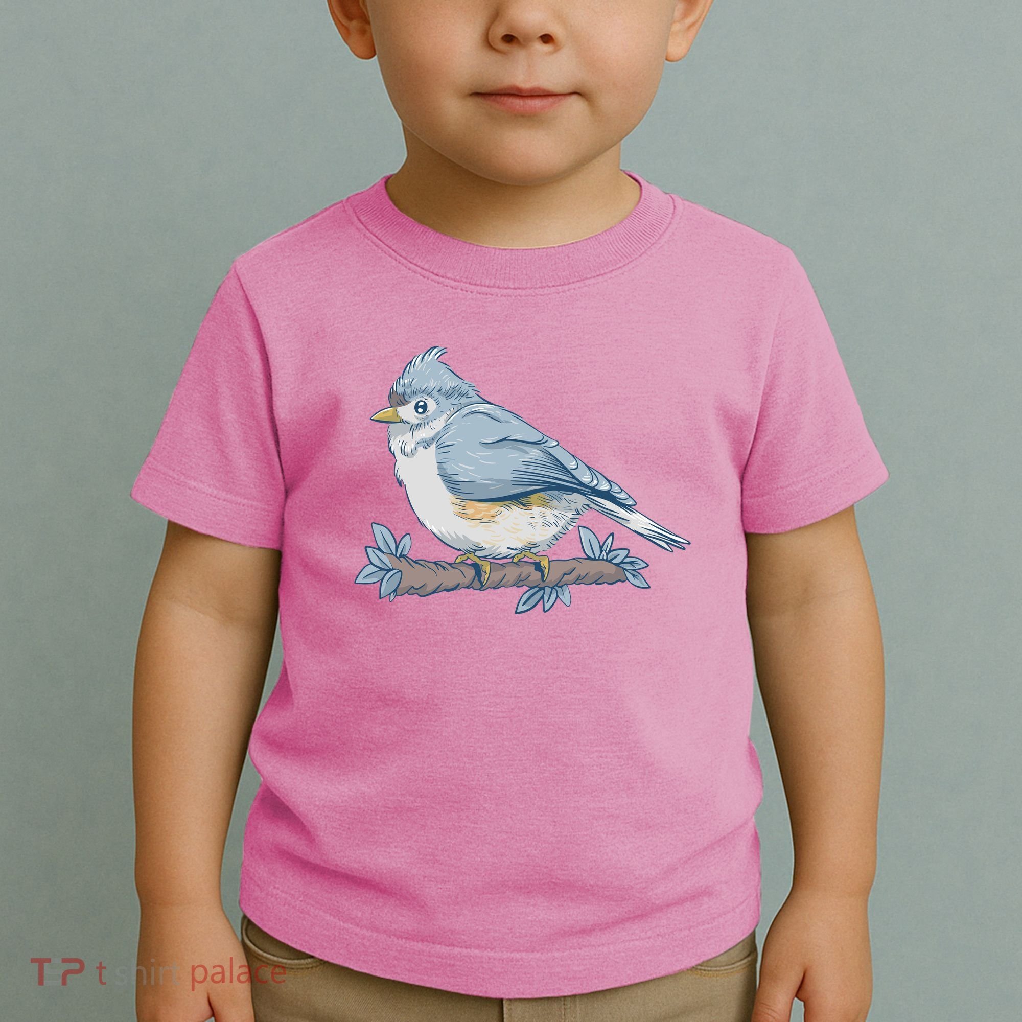 Tufted Titmouse Bird Cute Gift Toddler T-Shirt