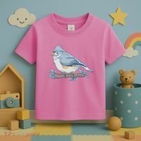 Tufted Titmouse Bird Cute Gift Toddler T-Shirt thumb 3