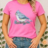 Tufted Titmouse Bird Cute Gift Women's T-Shirt thumb 2