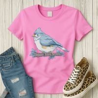 Tufted Titmouse Bird Cute Gift Women's T-Shirt thumb 3