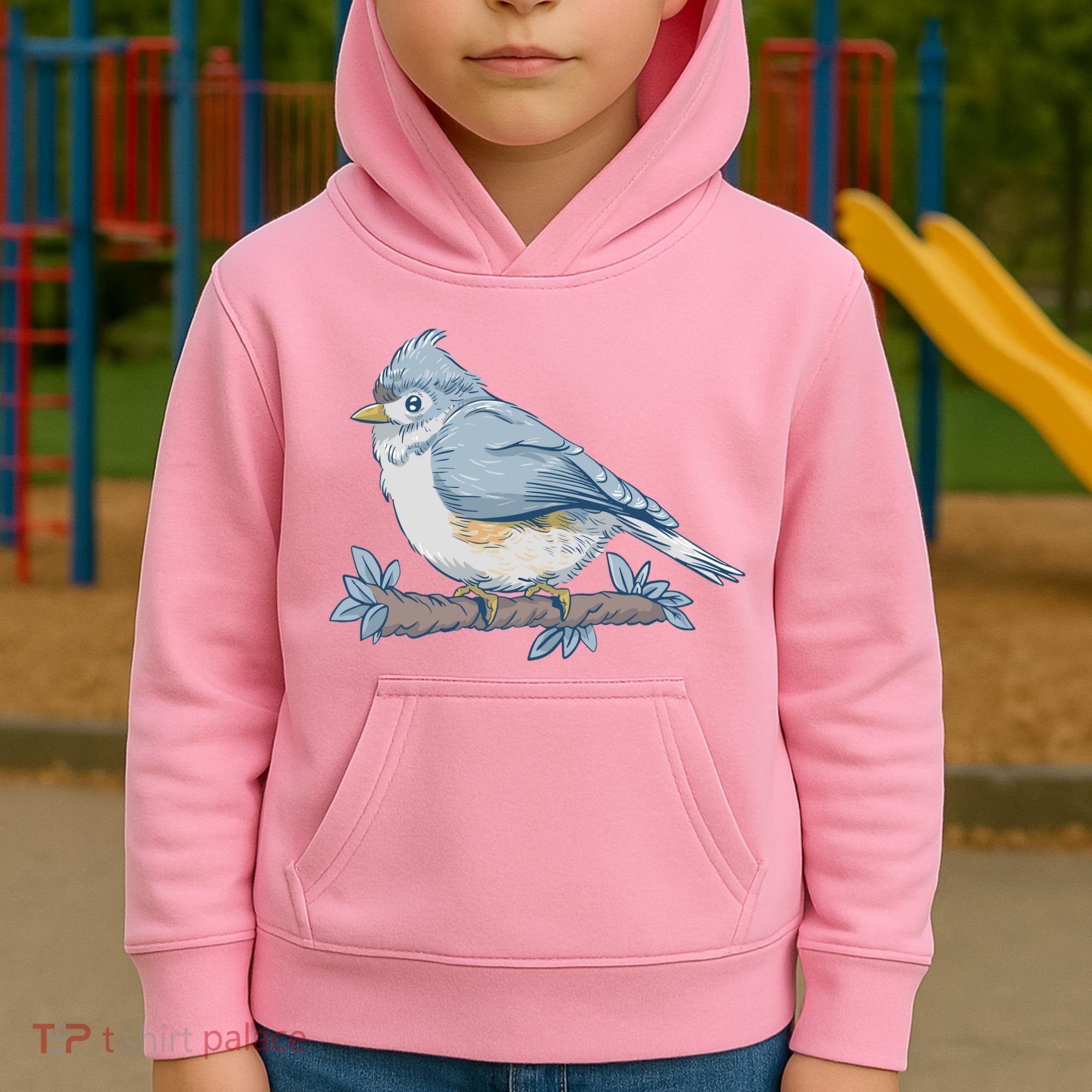 Tufted Titmouse Bird Cute Gift Kids Hoodie