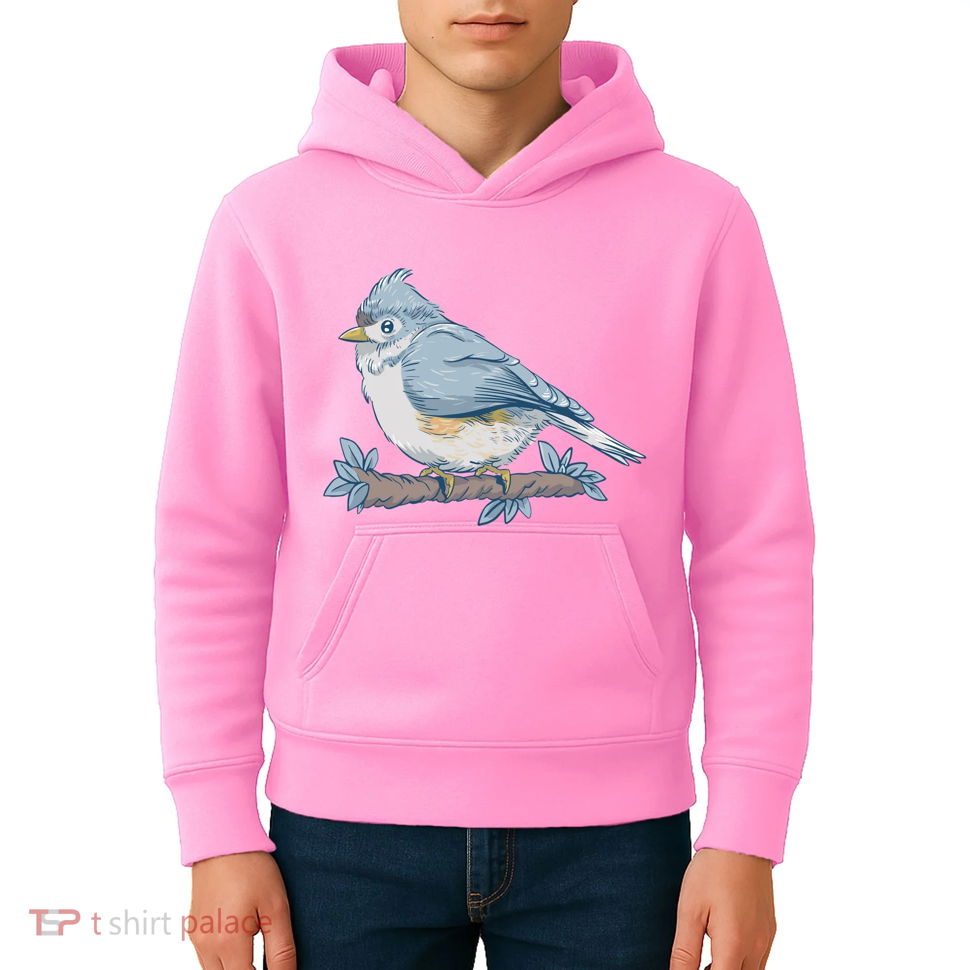 Tufted Titmouse Bird Cute Gift Kids Hoodie