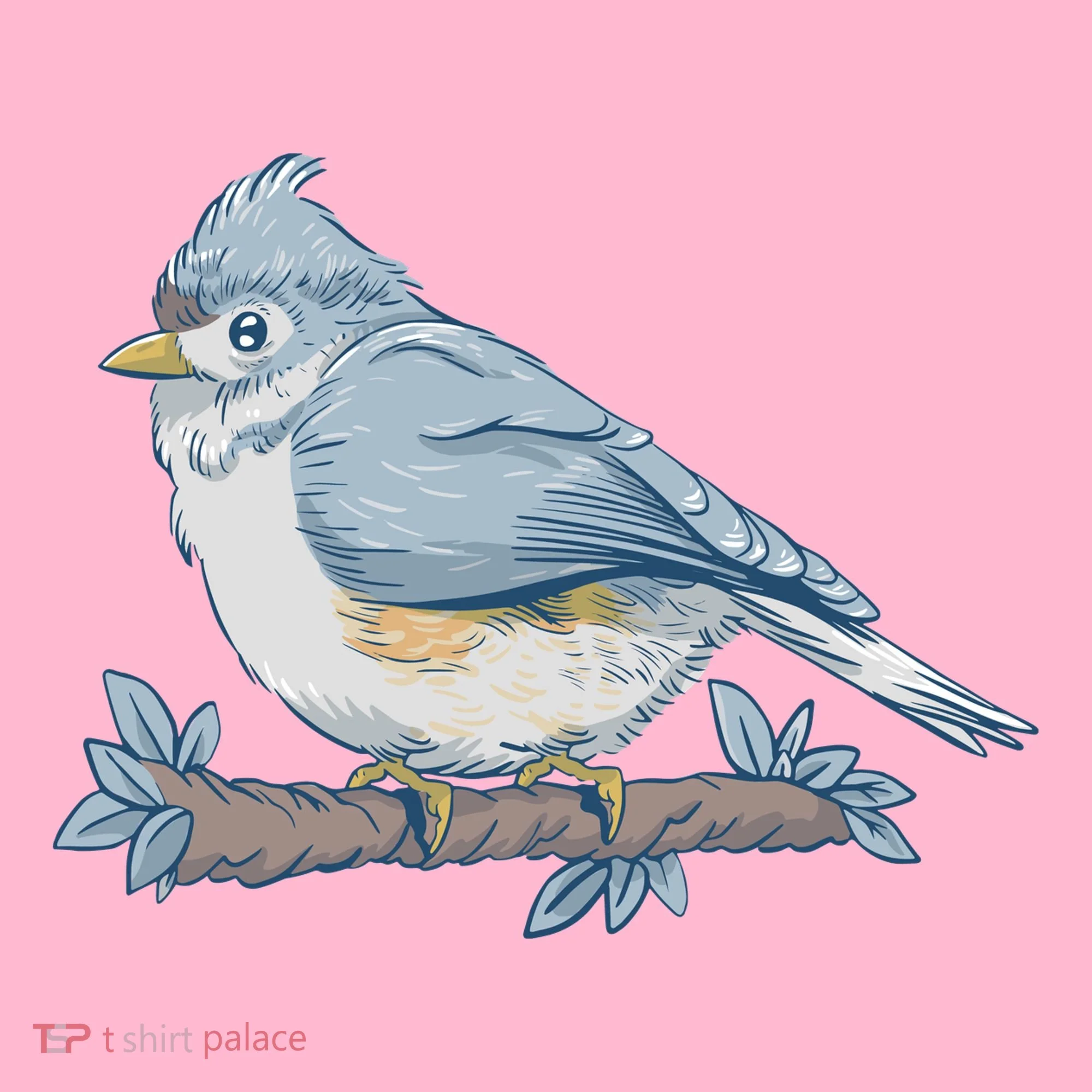 Tufted Titmouse Bird Cute Gift Kids Hoodie