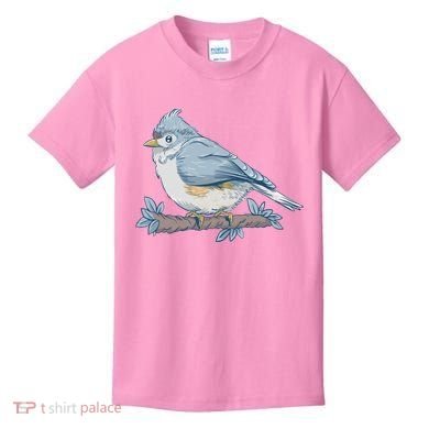Tufted Titmouse Bird Cute Gift Kids T-Shirt