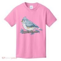 Tufted Titmouse Bird Cute Gift Kids T-Shirt thumb 0