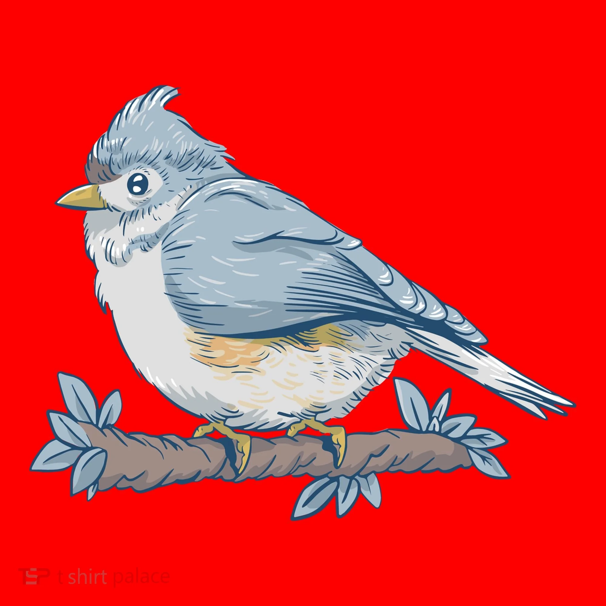 Tufted Titmouse Bird Cute Gift Santa Hat