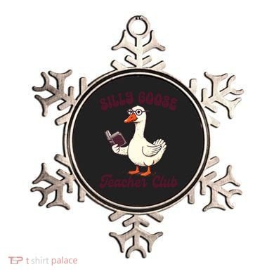 Teacher Teaching Back To School Silly Goose Teacher Club Gift Ornament