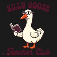 Teacher Teaching Back To School Silly Goose Teacher Club Gift Ornament thumb 1