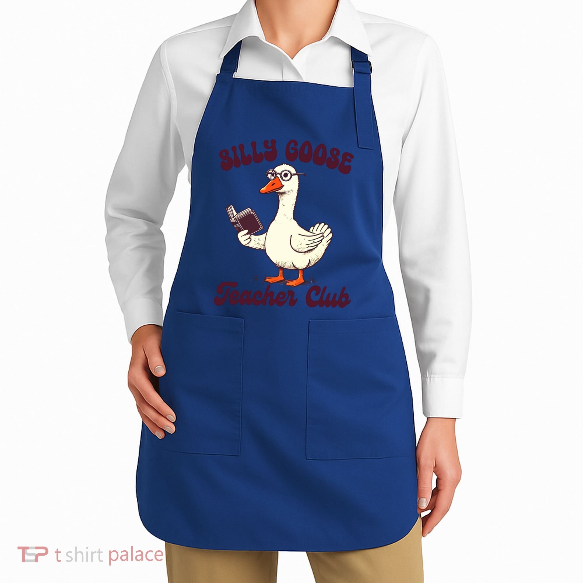 Teacher Teaching Back To School Silly Goose Teacher Club Gift Apron