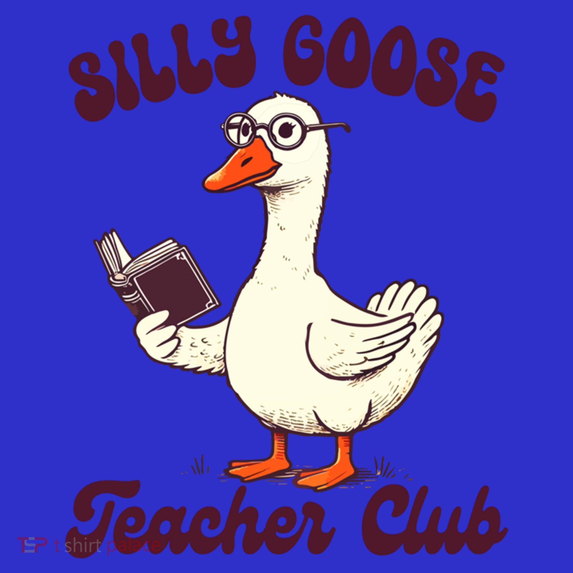Teacher Teaching Back To School Silly Goose Teacher Club Gift Women's Tank Top