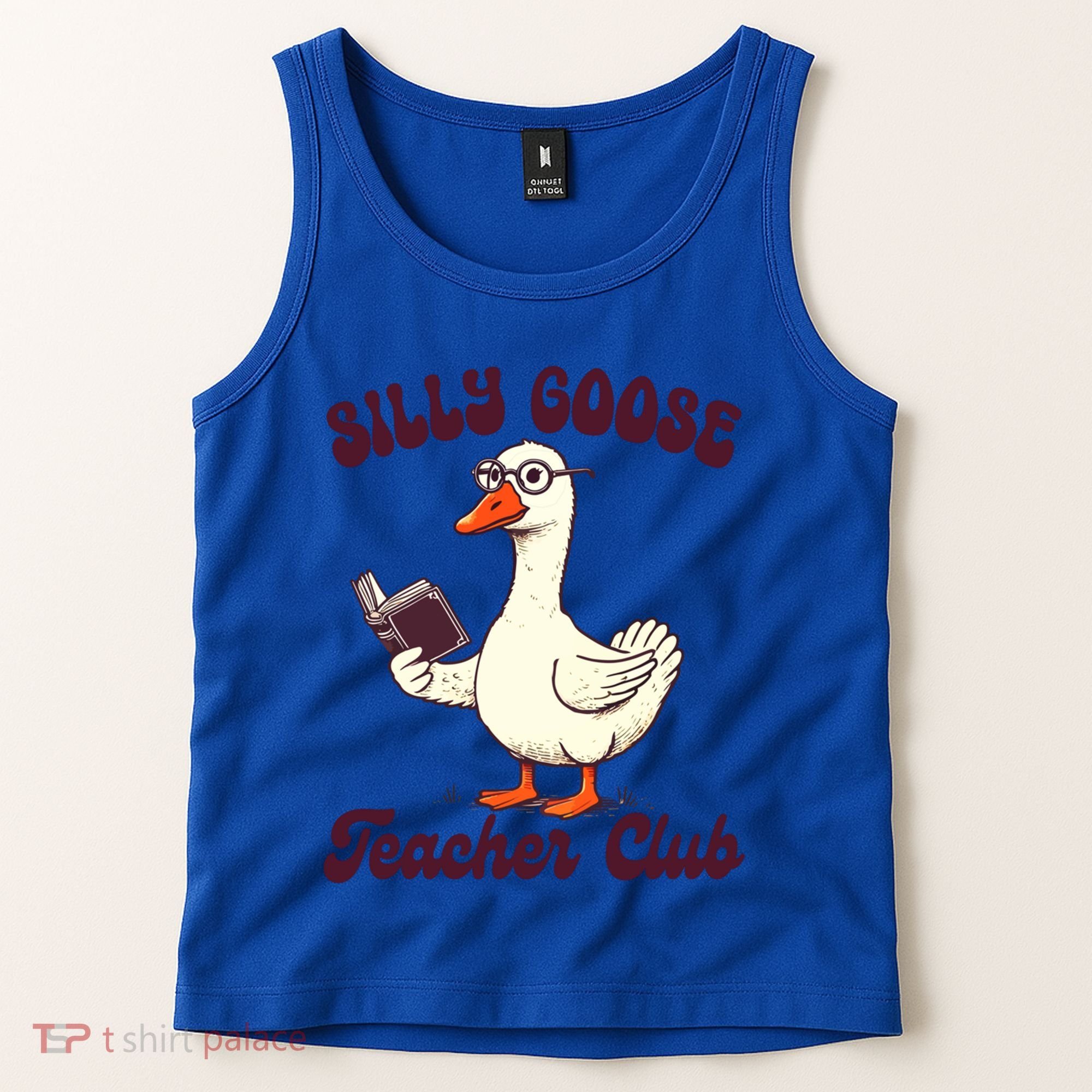 Teacher Teaching Back To School Silly Goose Teacher Club Gift Tank Top