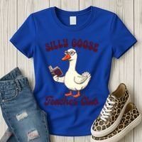 Teacher Teaching Back To School Silly Goose Teacher Club Gift Women's T-Shirt thumb 3