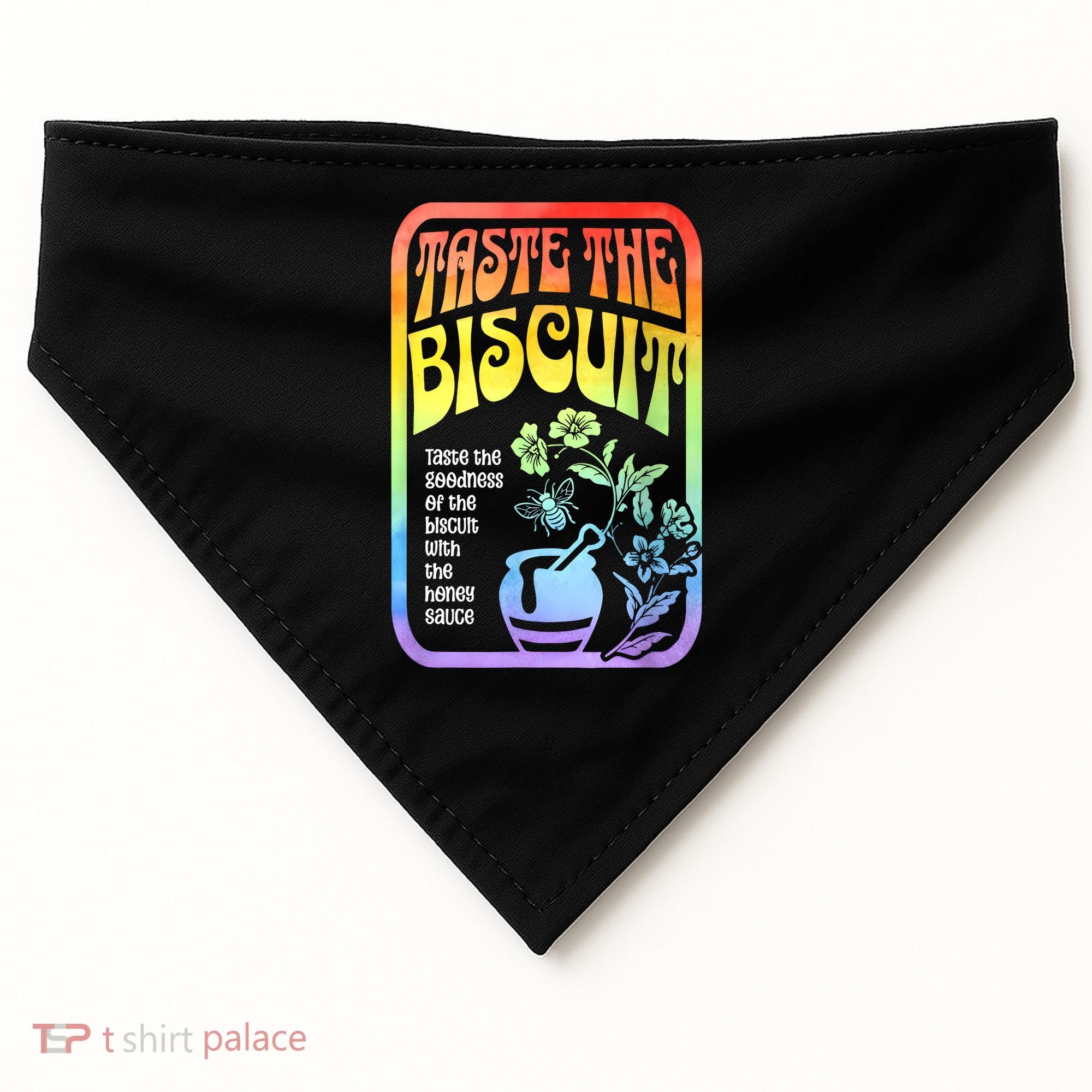 Taste The Biscuit Taste The Goodness USA-Made Doggie Bandana