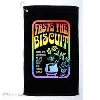 Taste The Biscuit Taste The Goodness Golf Towel thumb 0