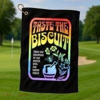 Taste The Biscuit Taste The Goodness Golf Towel thumb 1