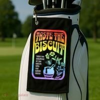Taste The Biscuit Taste The Goodness Golf Towel thumb 2