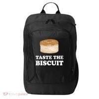 Taste The Biscuit Funny Meme City Backpack thumb 0