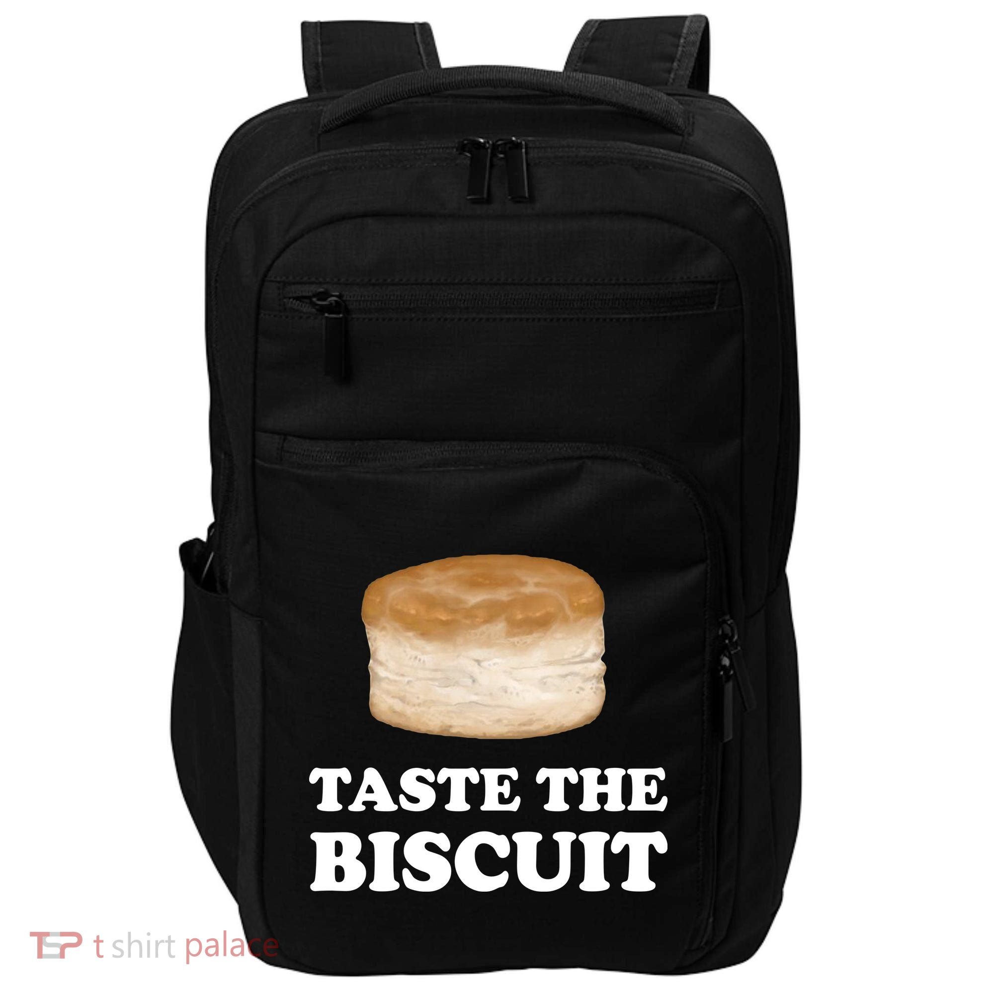 Taste The Biscuit Funny Meme Impact Tech Backpack