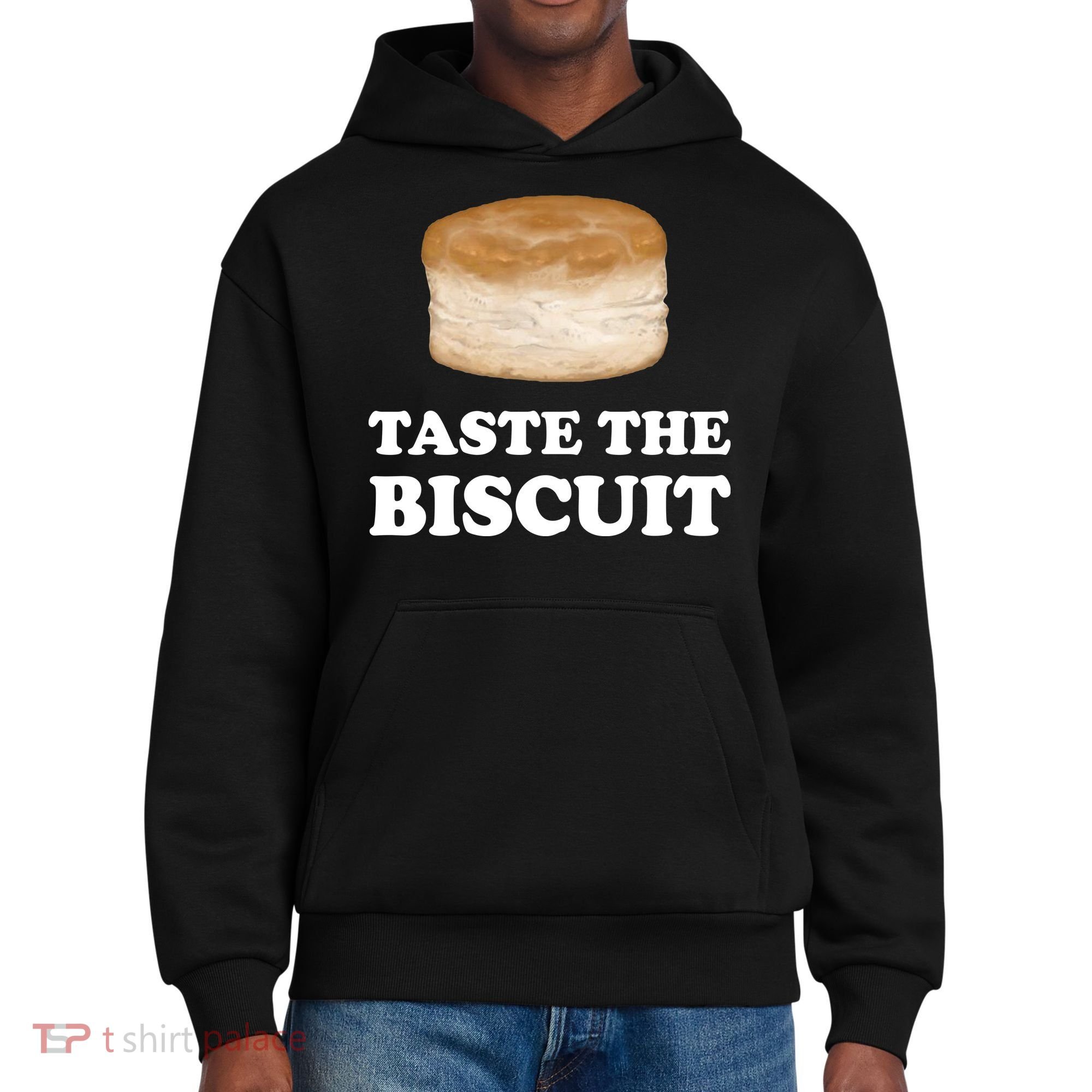 Taste The Biscuit Funny Meme District V.I.T. Heavyweight Hoodie