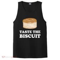Taste The Biscuit Funny Meme PosiCharge Competitor Tank thumb 0