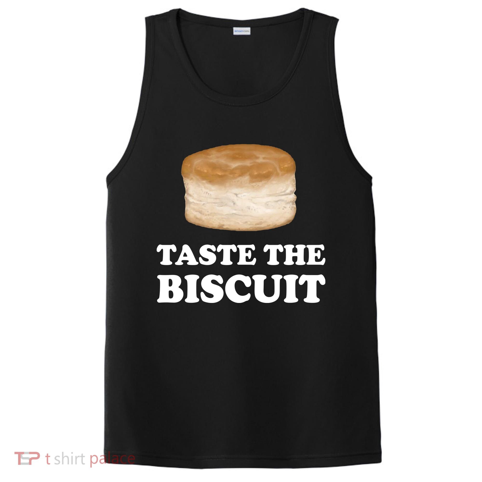 Taste The Biscuit Funny Meme PosiCharge Competitor Tank