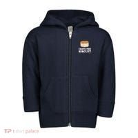 Taste The Biscuit Funny Meme Toddler Zip Fleece Hoodie thumb 0